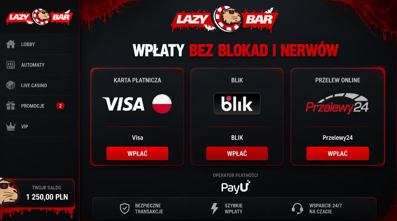 Karta Visa i BLIK obok siebie nad ekranem kasjera Banku